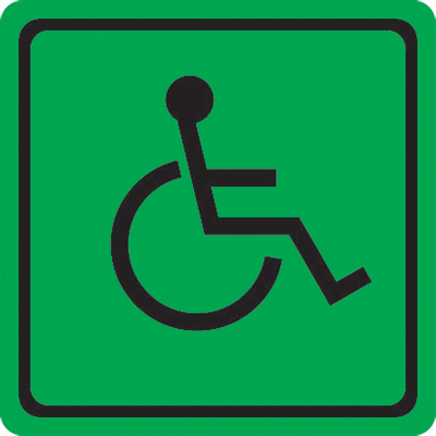 фото Светонакопительный тактильный знак "Доступность для инвалидов всех категорий" от Исток-Аудио производство Москва